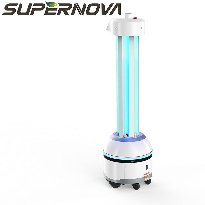 World Latest Intelligent Visual Navigation UV Disinfection Robot for School/Hospital/Airport or other public area