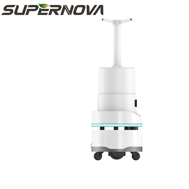 High Efficiency Anti Virus Auto-recharging Industrial Spray Disinfection Robot Atomizating Sterilization Robot