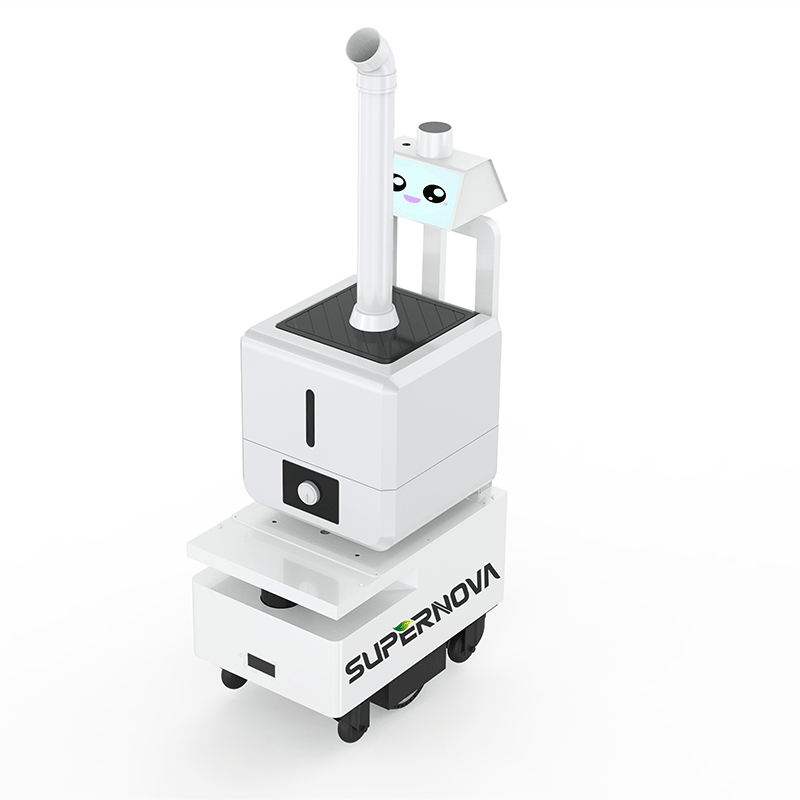 New Technology Atomizaing Spray Anti-epidemic Air Refresh Disinfection Artificial Intelligent Spray Sterilizer Robot