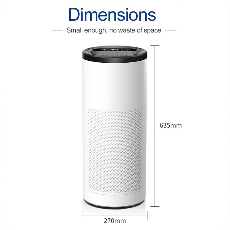 Smart Home Air Cleaning Active Carbon Anion Negative Ion Air Purifier
